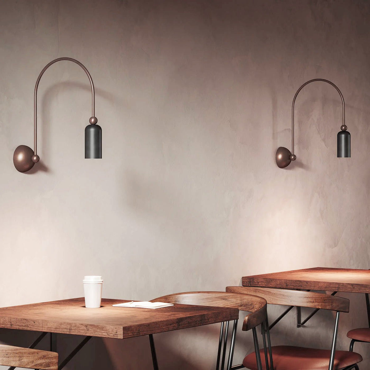 Madame Sculptural Wall Sconce in Metal for Modern Interiors