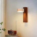 Off White Travertine Wall Lamp