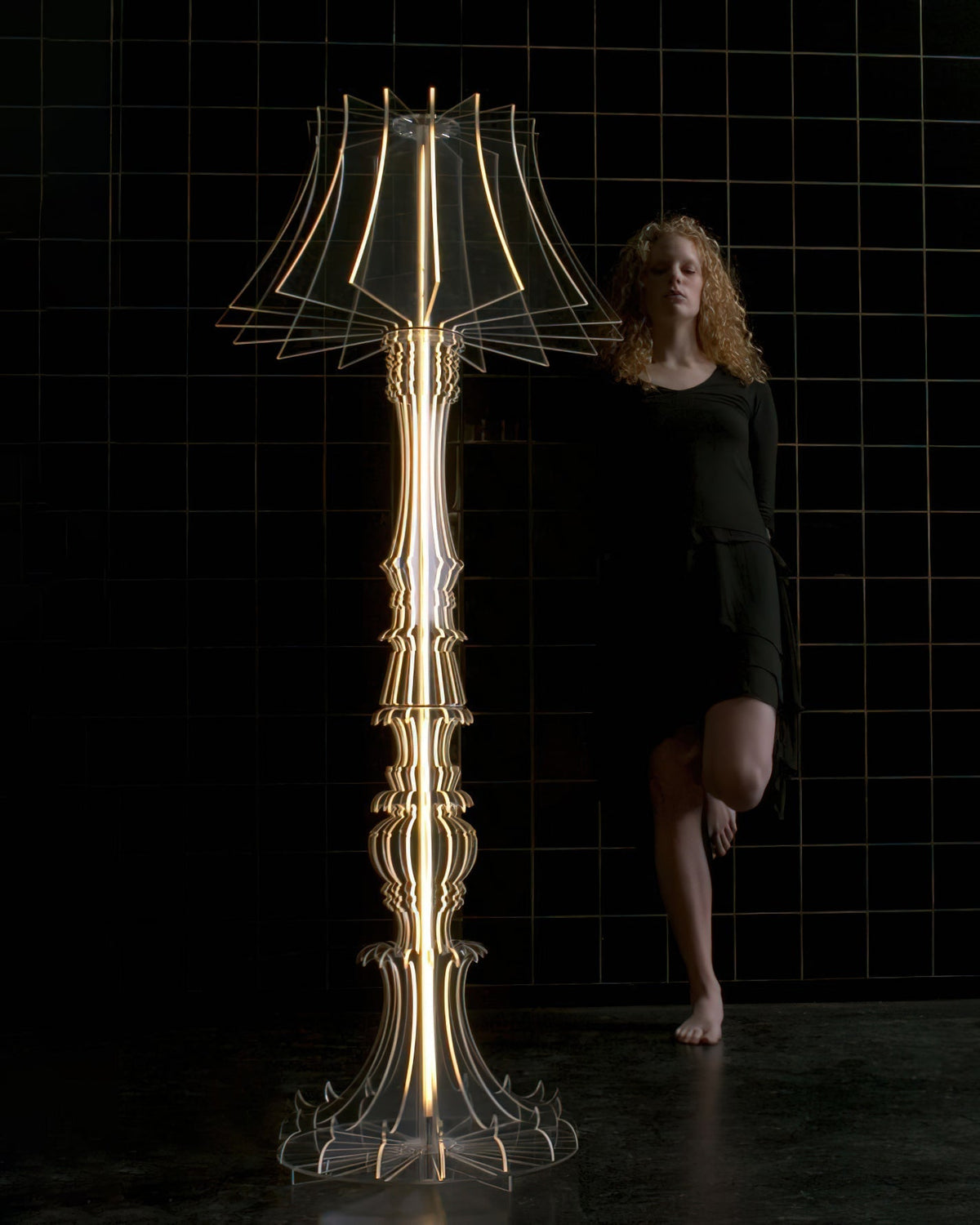 Josephine Table Floor Lamp