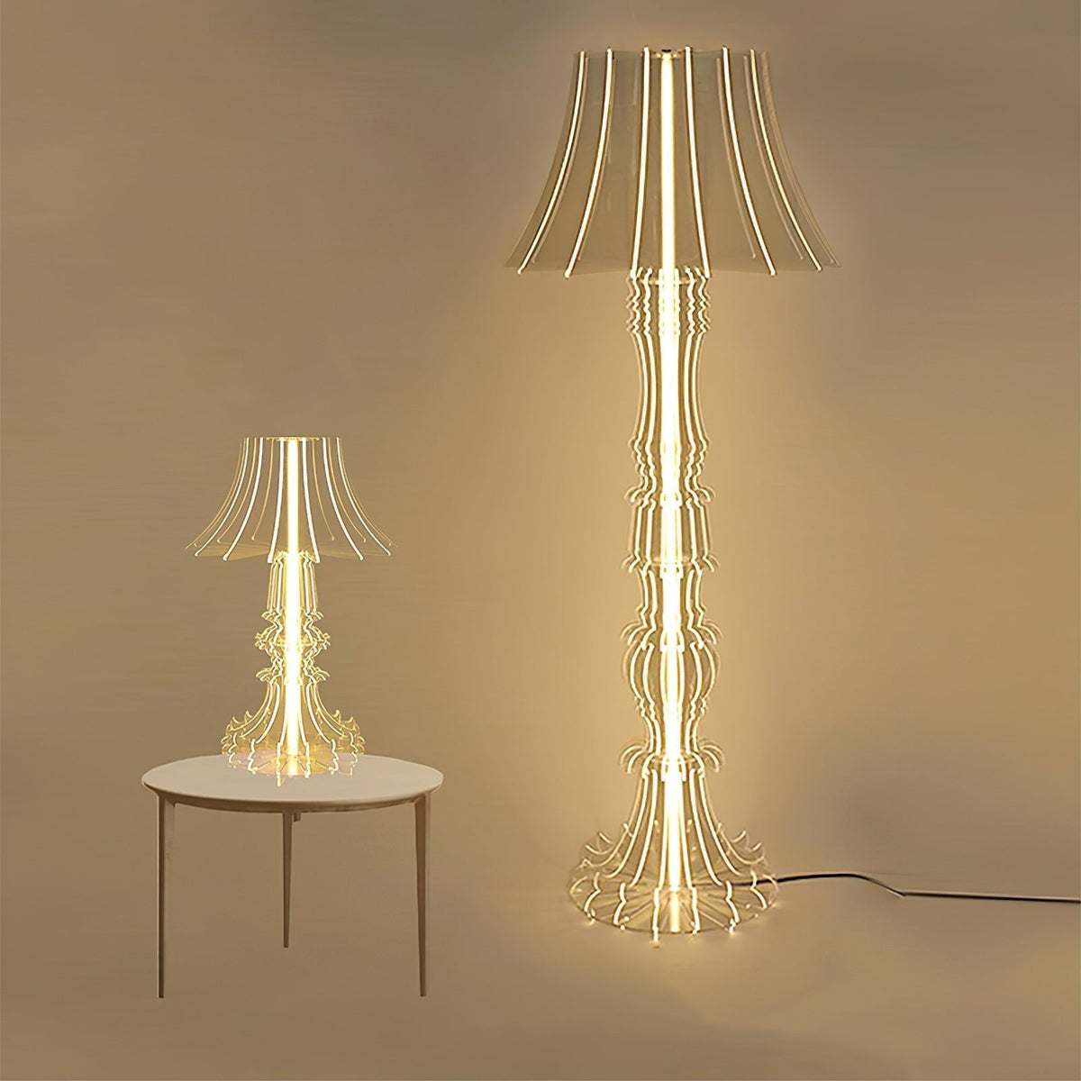Josephine Table Floor Lamp