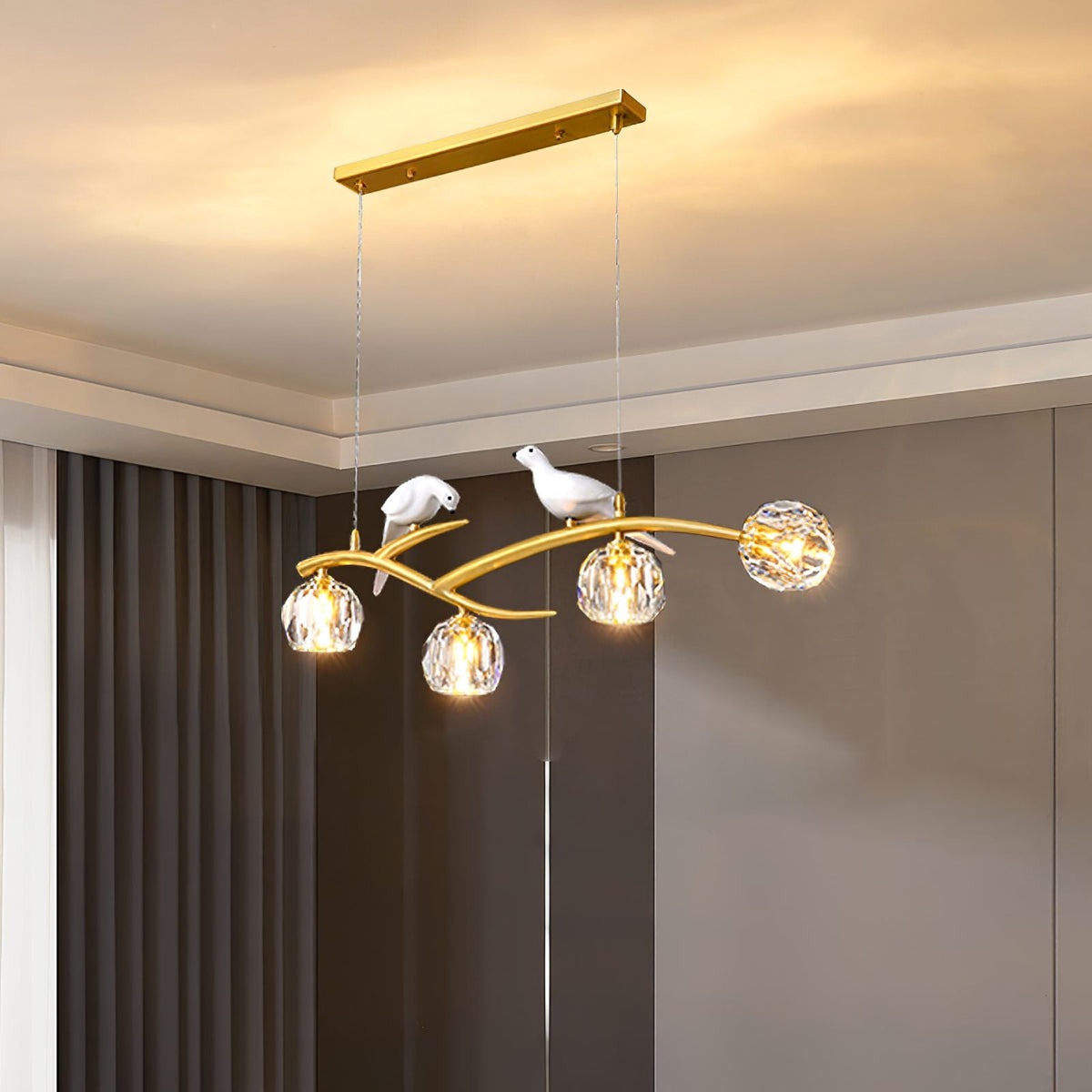 Magpie Branch Pendant Light