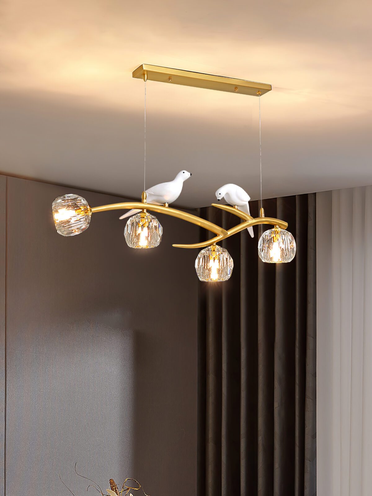Magpie Branch Pendant Light