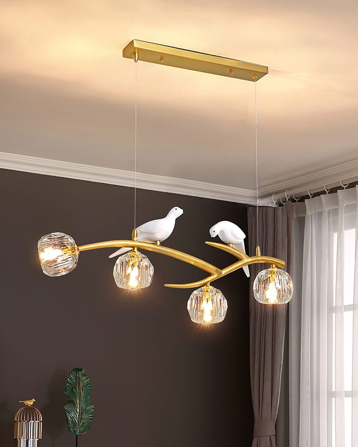 Magpie Branch Pendant Light
