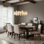 Mahina Cloud Glass Chandelier for Modern Dining Room and Living Room