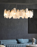 Mahina Cloud Glass Chandelier for Modern Dining Room and Living Room