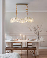 Mahina Cloud Glass Chandelier for Modern Dining Room and Living Room