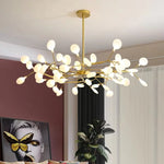 Creativity Firefly Led Chandelier Black Gold For Living Room Bedroom Hall Home Decor Indoor Lighting Minimalist Ceiling Pendant
