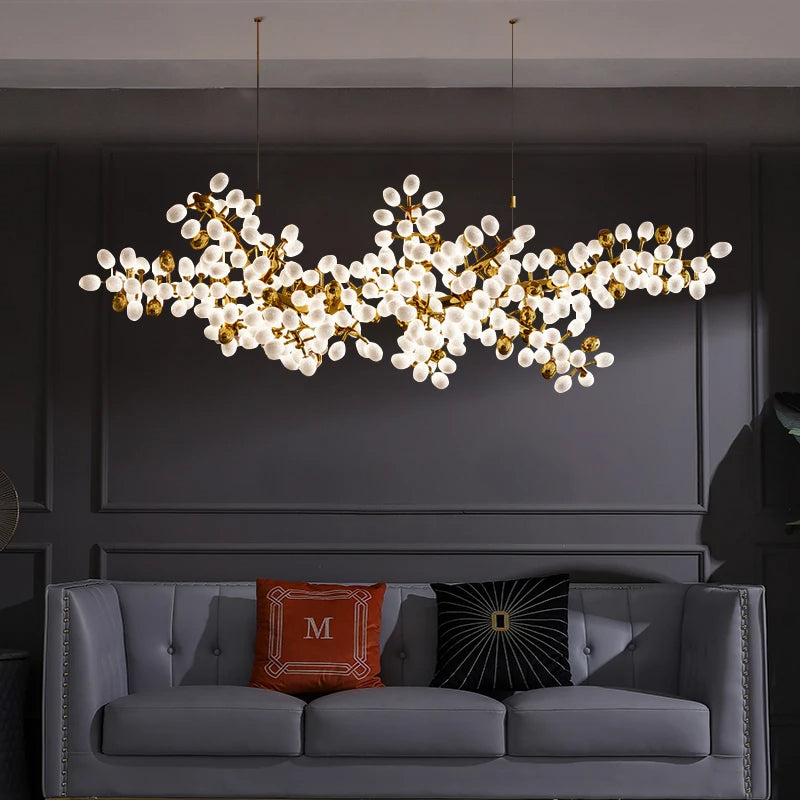 Luxury Modern Art Glass Ball Decorative Chandelier