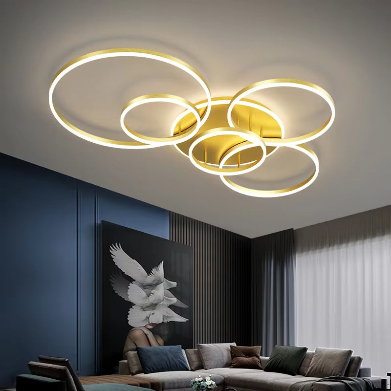 Chic Nordic Ring Ceiling Light