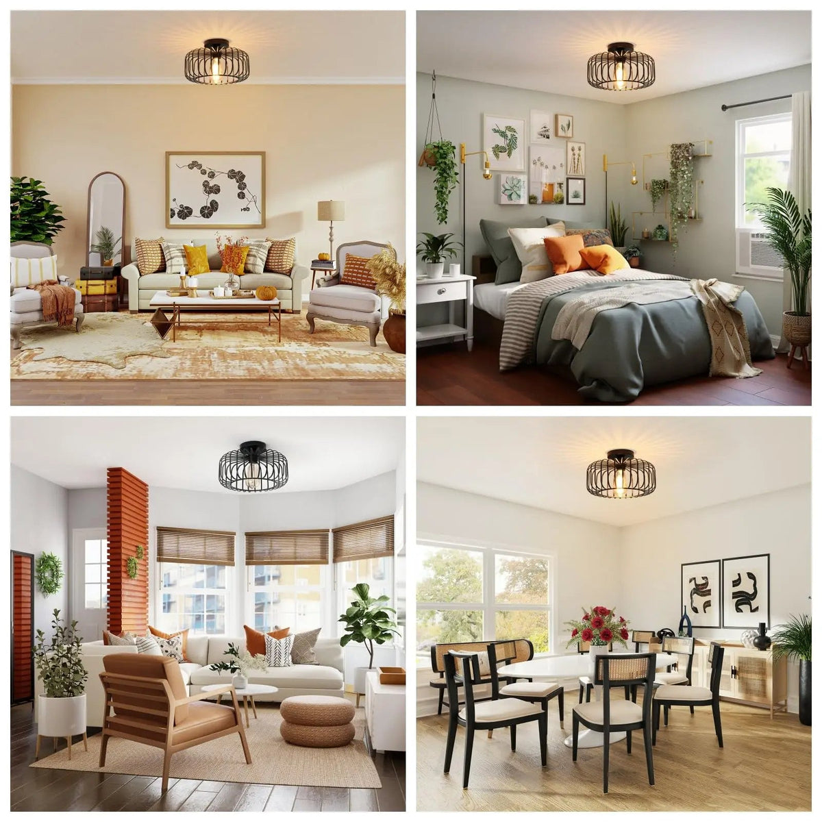 American Style Minimalist Ceiling Lamp For Interior Decoration