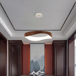 Nordic Creative Wood Grain Study Ceiling Lamp