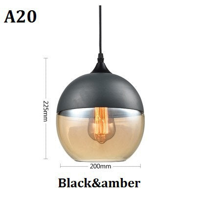 Modern Minimalist Geometric Amber Glass Chandelier
