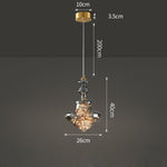 Nordic Postmodern Individualistic Creative Luxury Mini Chandelier