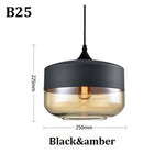 Modern Minimalist Geometric Amber Glass Chandelier