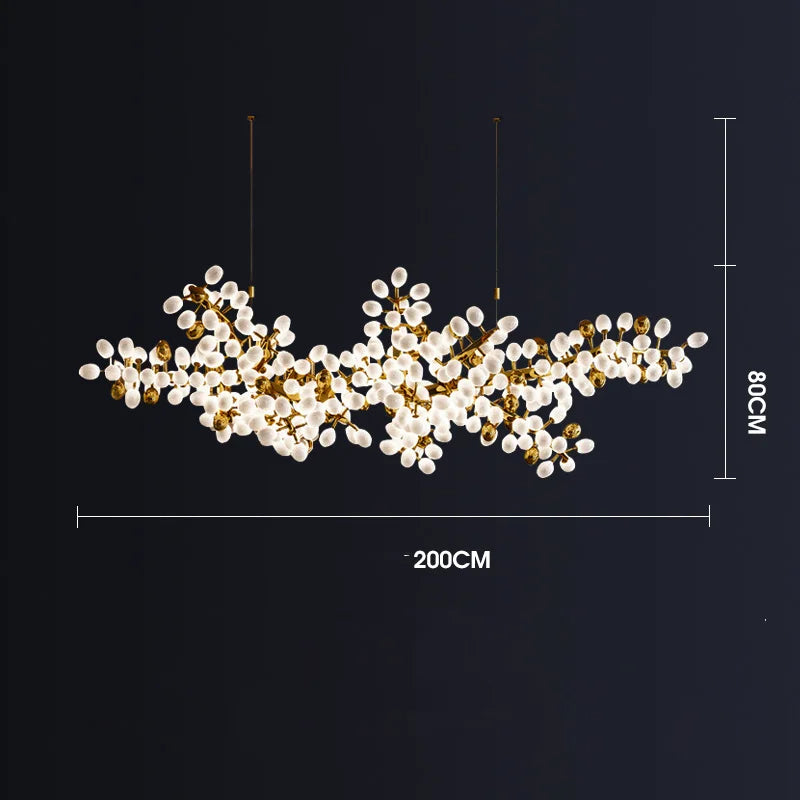 Luxury Modern Art Glass Ball Decorative Chandelier