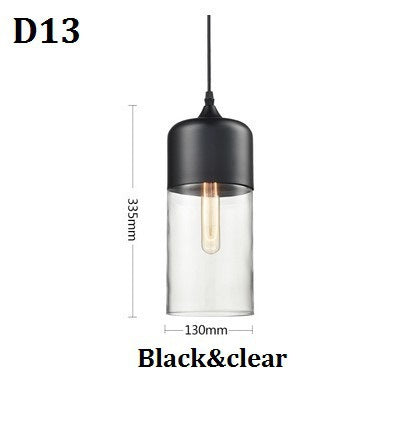 Modern Minimalist Geometric Amber Glass Chandelier