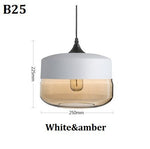 Modern Minimalist Geometric Amber Glass Chandelier