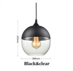 Modern Minimalist Geometric Amber Glass Chandelier