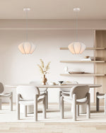 Makoto Silk Pendant Light – Modern Minimalist Ceiling Lamp for Bedroom & Living Room
