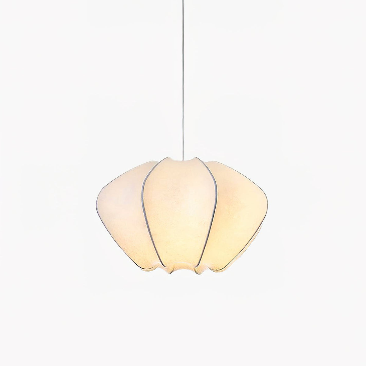 Makoto Silk Pendant Light – Modern Minimalist Ceiling Lamp for Bedroom & Living Room