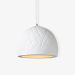 Malva Pendant Light – Sculptural White Clay LED Pendant for Modern Interiors