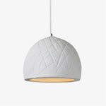 Malva Pendant Light – Sculptural White Clay LED Pendant for Modern Interiors