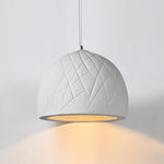 Malva Pendant Light – Sculptural White Clay LED Pendant for Modern Interiors