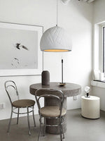 Malva Pendant Light – Sculptural White Clay LED Pendant for Modern Interiors