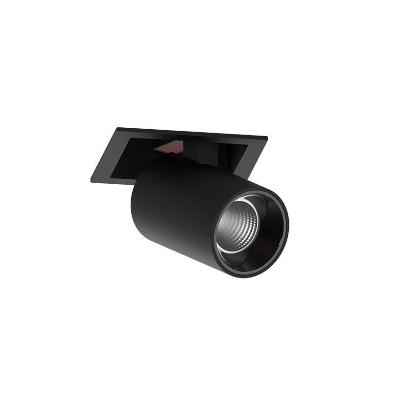 Adjustable Recessed LED Spotlight with Tiltable Cylinder Heads