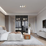 Adjustable Recessed LED Spotlight with Tiltable Cylinder Heads