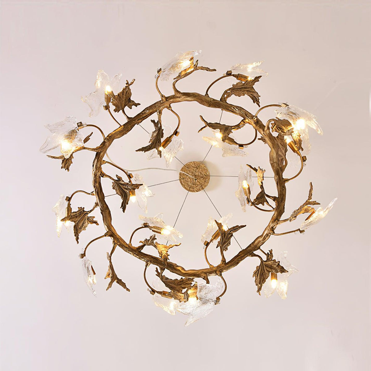 maple-leaf-brass-chandelier