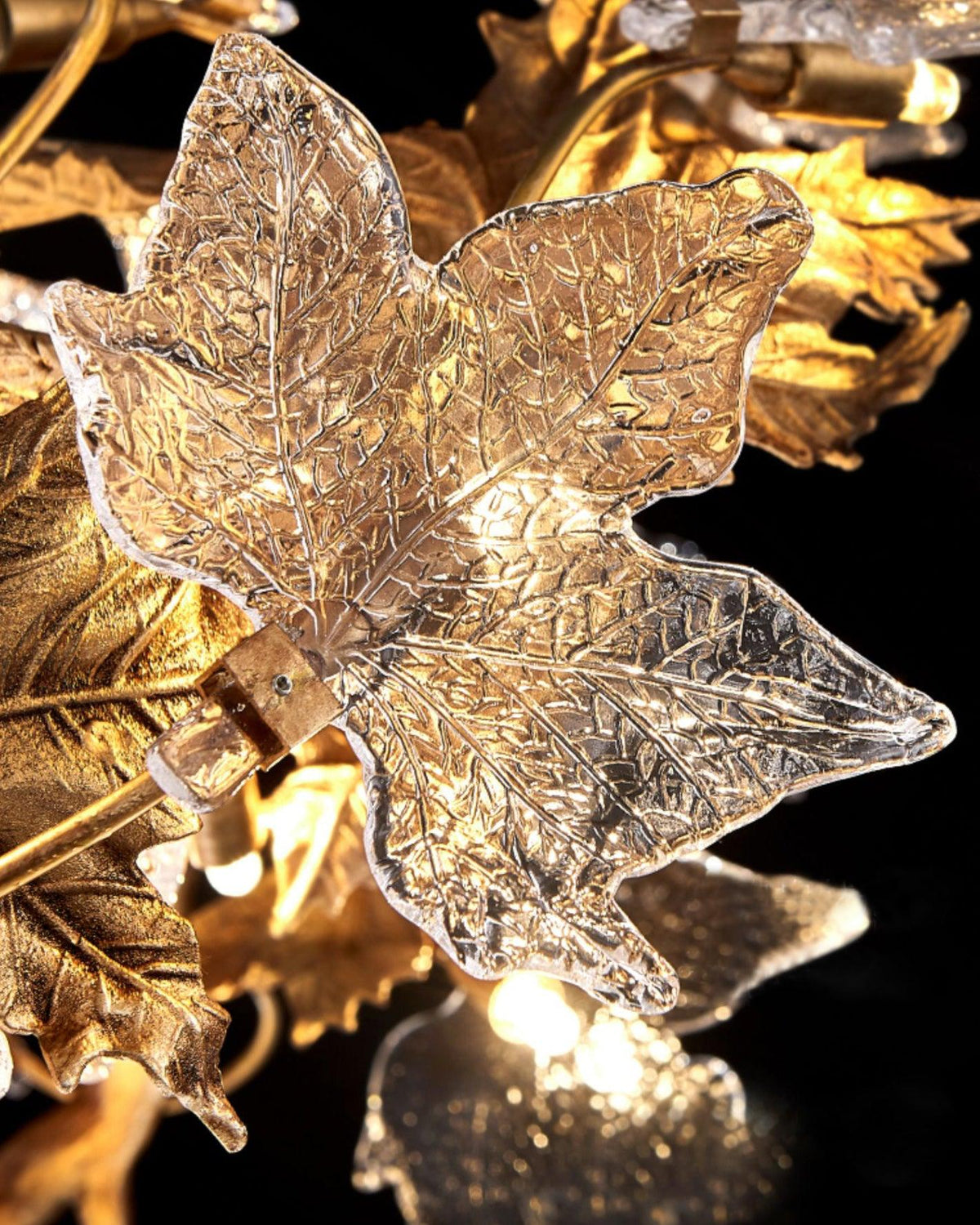 maple-leaf-brass-chandelier