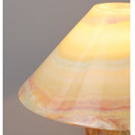 Marbelle Onyx Table Lamp – Hand-Carved Natural Stone Bedside Light