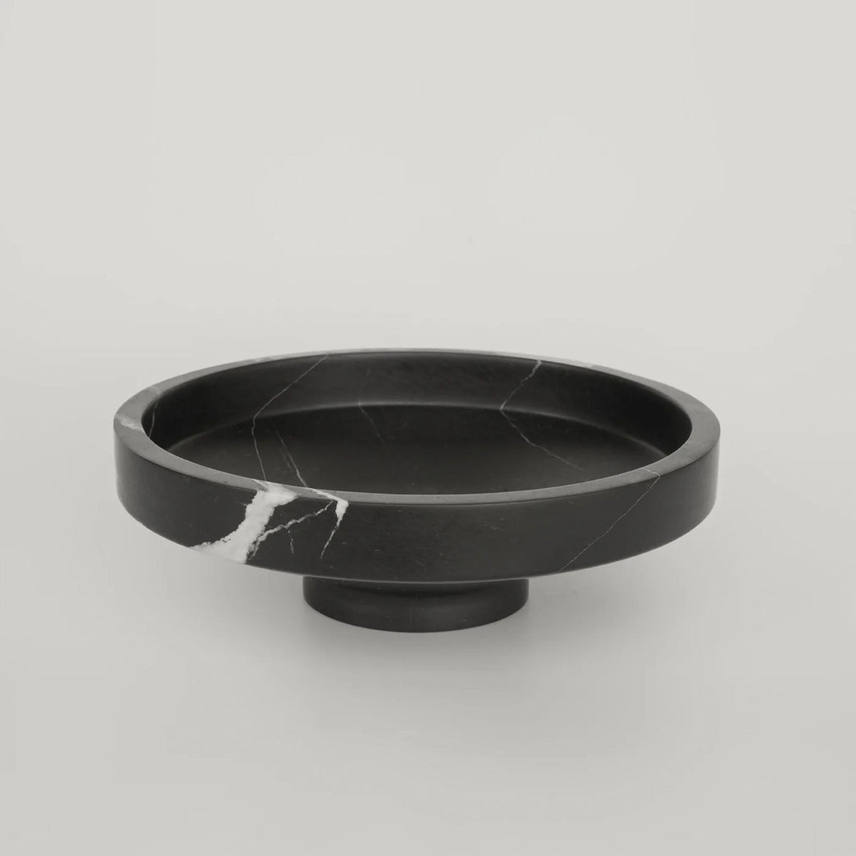 Sculptural Stone Catchall Tray for Entryway and Coffee Table Decor