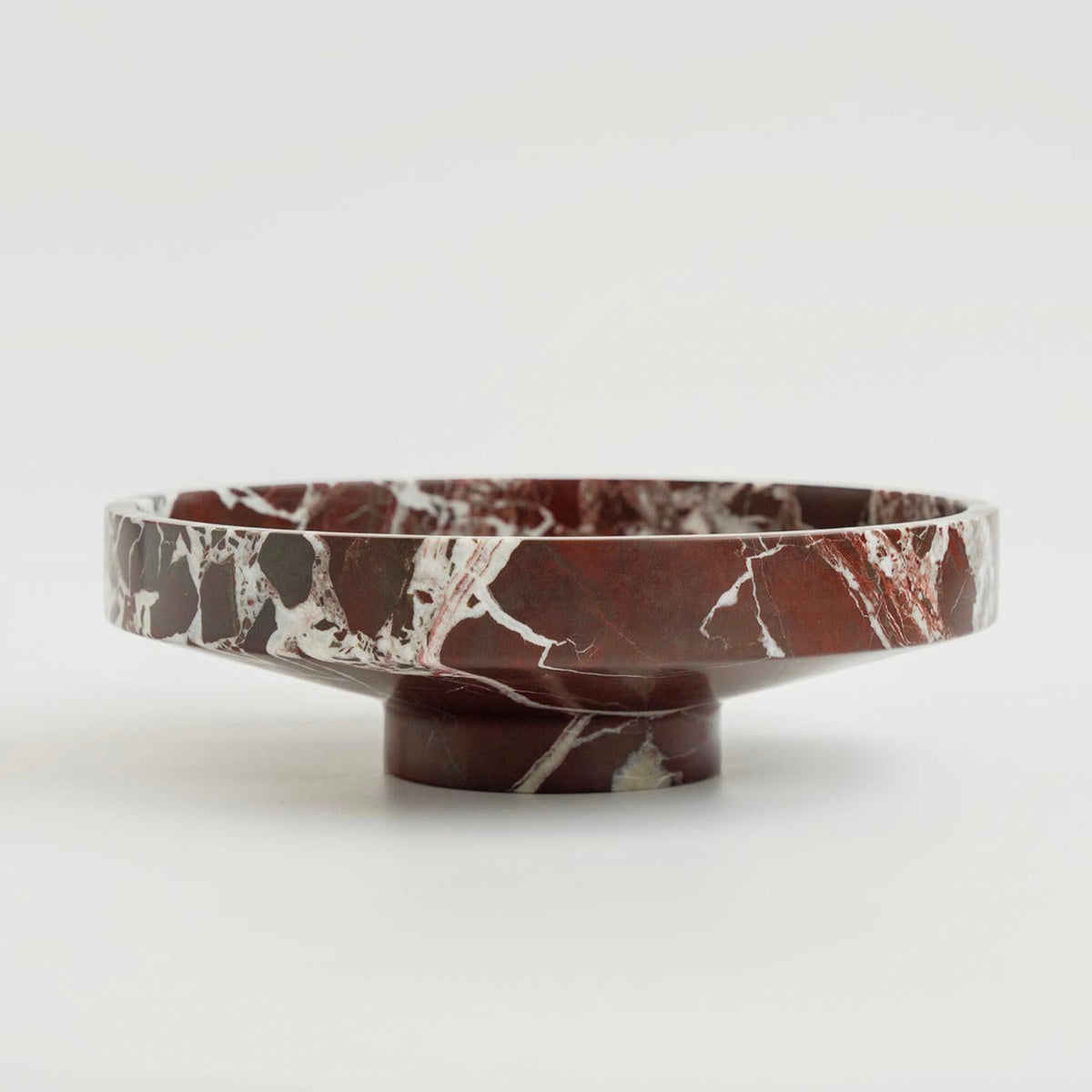Sculptural Stone Catchall Tray for Entryway and Coffee Table Decor