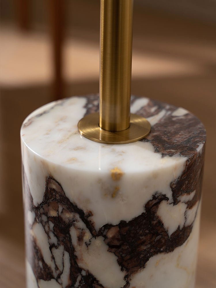 Marble Duo Side Table Set with Brass Accents for Modern Interiors