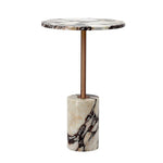 Marble Duo Side Table Set with Brass Accents for Modern Interiors