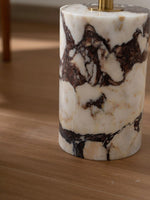 Marble Duo Side Table Set with Brass Accents for Modern Interiors