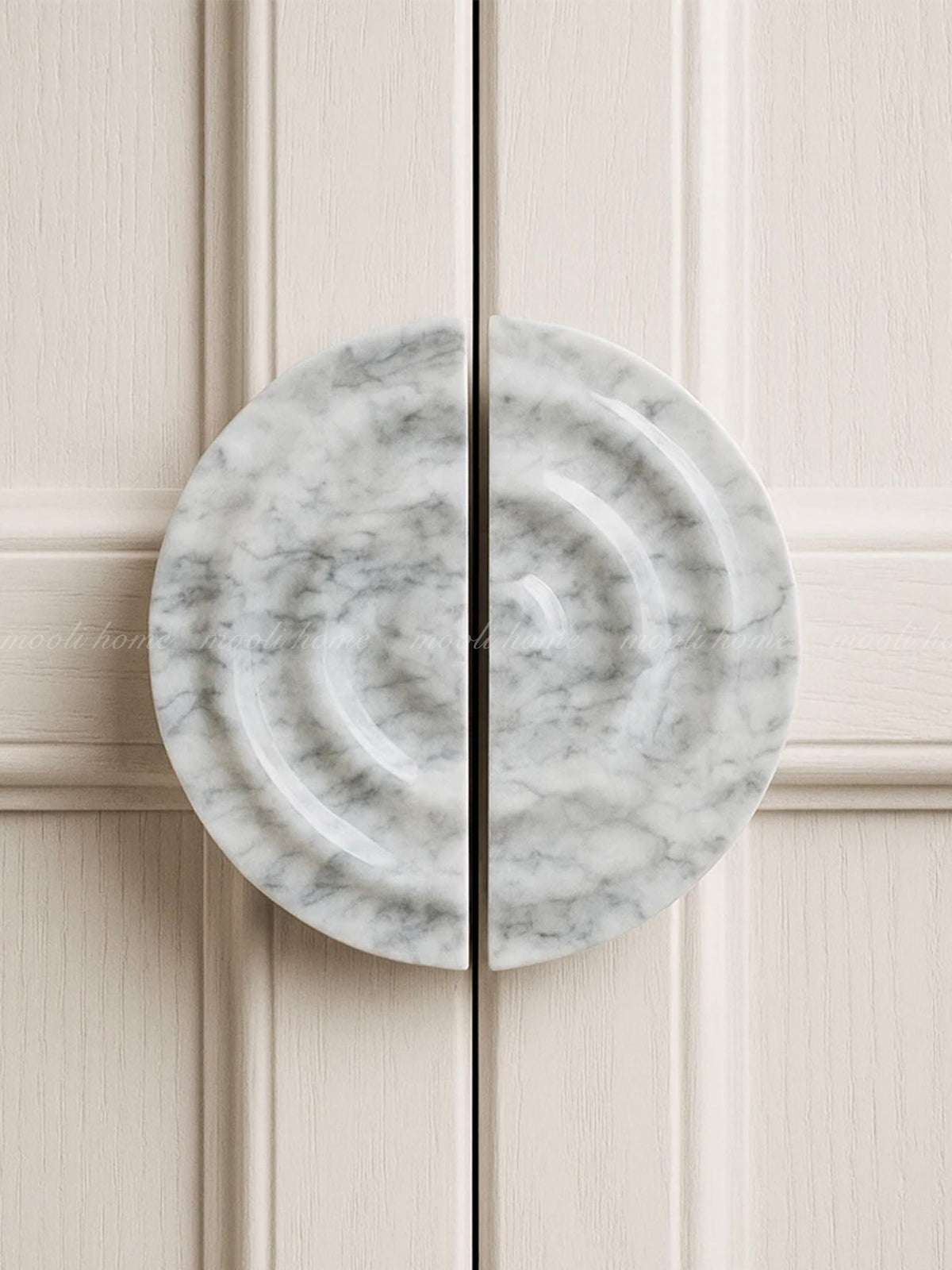 Emerald Green Marble Circular Pull Handle for Cabinets & Glass Doors