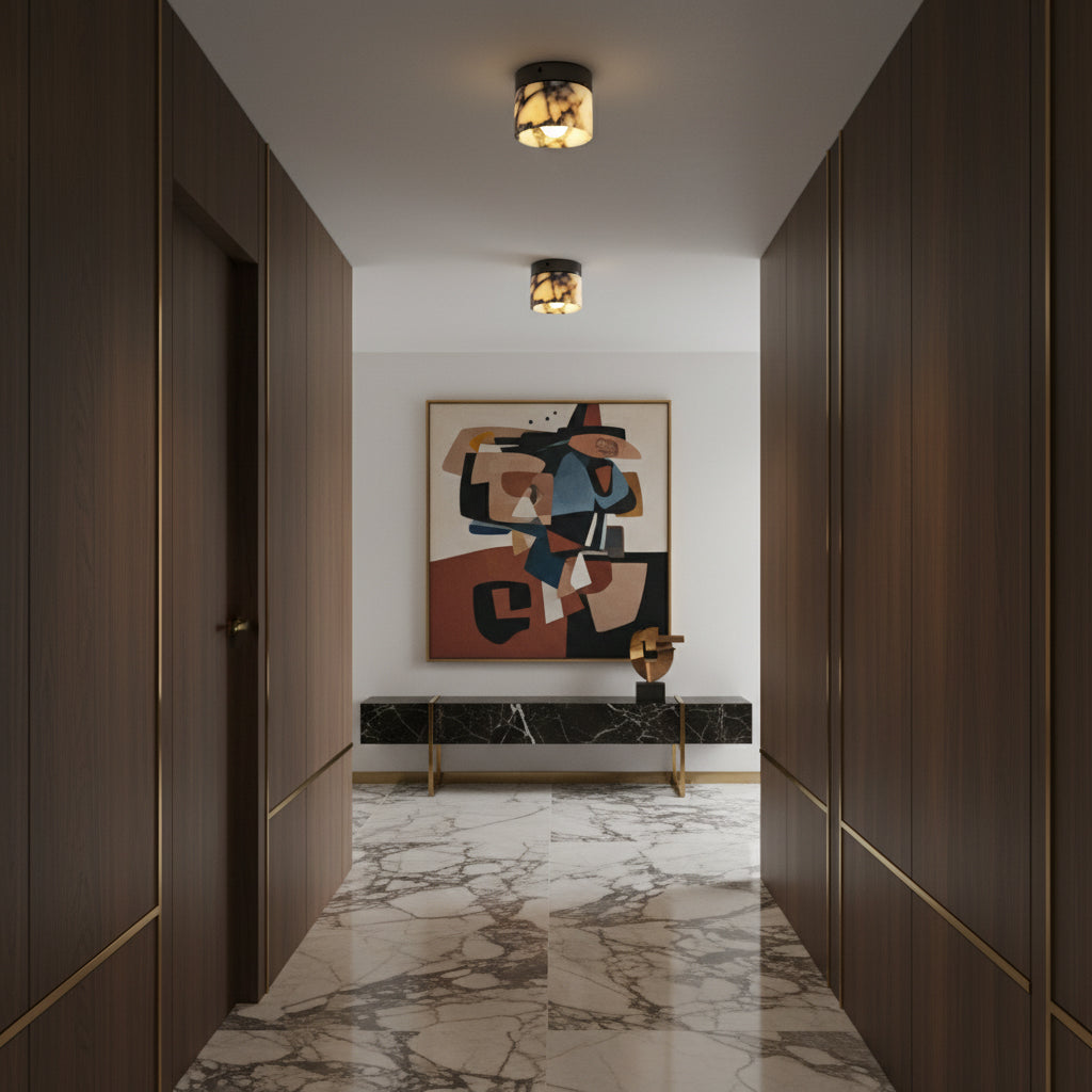 marble-round-ceiling-lamp