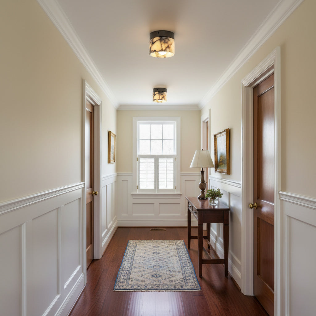marble-round-ceiling-lamp