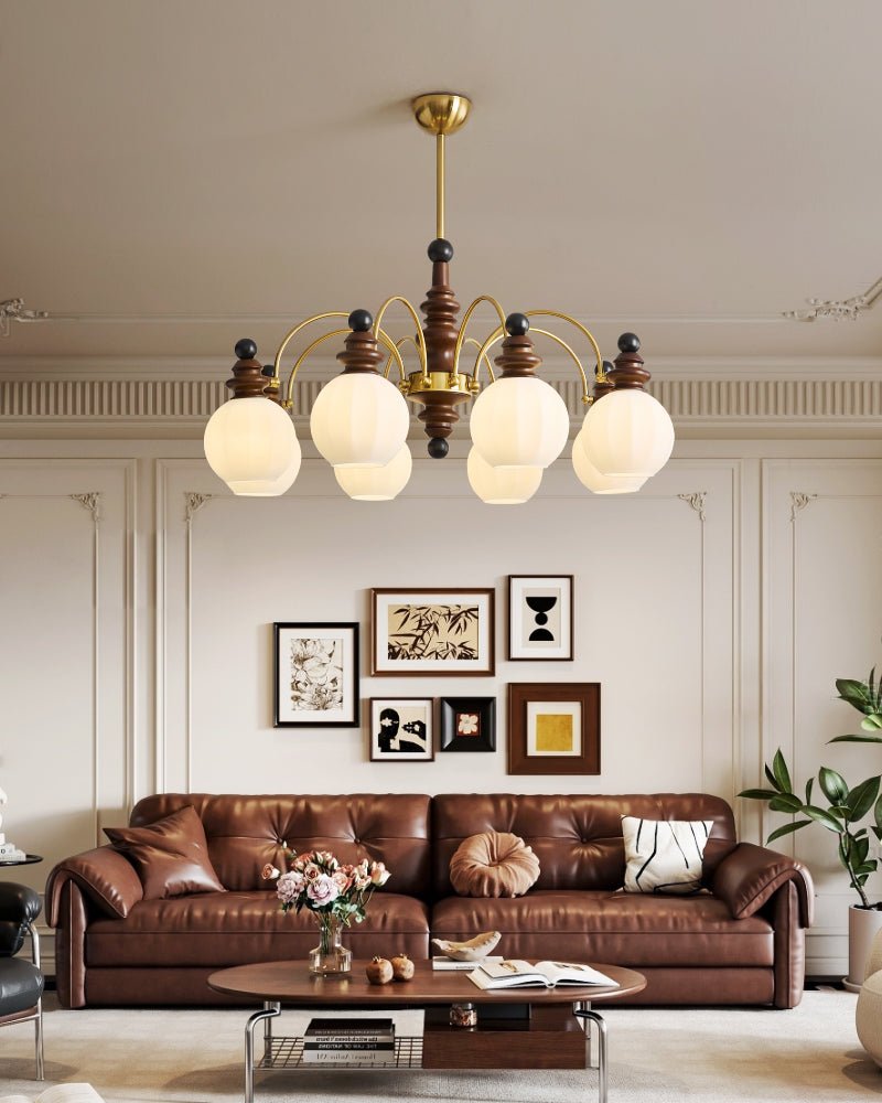Marcellin Modern Glass Chandelier for Dining Room and Living Room