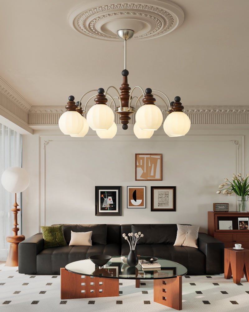 Marcellin Modern Glass Chandelier for Dining Room and Living Room