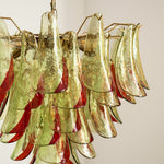 Marielle Glass Chandelier – Modern Art Deco Pendant Light for Dining Room & Foyer