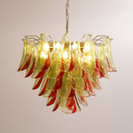 Marielle Glass Chandelier – Modern Art Deco Pendant Light for Dining Room & Foyer