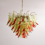 Marielle Glass Chandelier – Modern Art Deco Pendant Light for Dining Room & Foyer