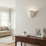 Marina Shell Wall Sconce – Sculptural Coastal Light in White