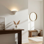 Marina Shell Wall Sconce – Sculptural Coastal Light in White