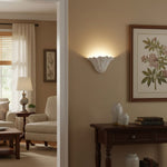 Marina Shell Wall Sconce – Sculptural Coastal Light in White