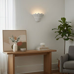 Marina Shell Wall Sconce – Sculptural Coastal Light in White